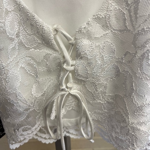 Lulu's White Lace Bralette Crop Top - Picture 9 of 9